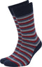 Tommy Hilfiger 4P TIN GIFTBOX STRIPE - Sokken - Effen - Navy