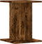 vidaXL - Plantenstandaards - 2 - st - 30x30x40 - cm - bewerkt - hout - gerookt - eiken