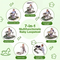 Coast Baby Walker - 7-in-1 - Loopstoel Loopwagen Schommel Wip Activity Center - Groen