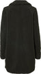 NOISY MAY NMGABI L/S JACKET - Dames Teddy Jas - Halflang met drukknoop - Donkergroen - Maat S