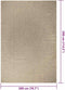 vidaXL - Vloerkleed - ZIZUR - beige - binnen - en - buiten - 200x290 - cm - jute - look