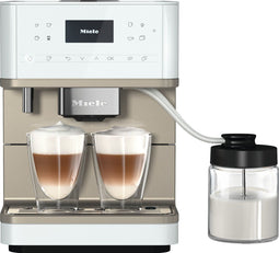Miele CM 6360 - Volautomatische koffiemachine - Dubbel bonenreservoir - Lotuswit
