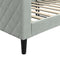 vidaXL - Slaapbank - 80x200 - cm - fluweel - lichtgrijs