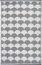 Esschert Design Buitenkleed 180X121 Cm Grijs En Wit Oc24