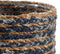 Mica Decorations Gill Mand voor Planten - Set van 2 - H26 x Ø30 cm - Katoen - Blauw