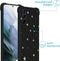imoshion Hoesje Geschikt voor Samsung Galaxy S21 Plus Hoesje Met Koord - imoshion Design Hoesje met Koord - Goud / Zwart / Stars Gold