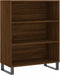 vidaXL - Schappenkast - 69,5x32,5x90 - cm - bewerkt - hout - bruin - eikenkleur