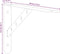 vidaXL - Plankdragers - 4 - st - 30x2,5x15,5 - cm - roestvrijstaal - zilverkleurig