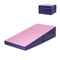 Coast Wigvormige Gymnastiekmat - Opvouwbare 2-in-1 Trainingsmat - 150 x 75 cm - Roze/Paars