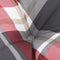 vidaXL - Palletkussens - 2 - st - ruitpatroon - stof - rood