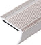 vidaXL Trapneuzen L-vormig 5 st 90 cm aluminium champagnekleurig