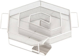 vidaXL - Rookgenerator - koud - 6-hoekig - 22,5 - cm - roestvrij - staal