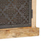 vidaXL - Hoge - kast - met - deur - 45x32x110 - cm - massief - mangohout