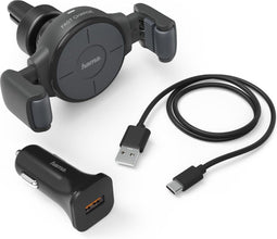 Hama Draadloze auto-oplader "FC-10 Flex-Set", antraciet