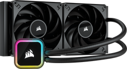 Corsair iCUE H115i RGB Elite - Vloeibare CPU-koeler - 280mm radiator - 2x 140mm ventilatoren (2 stuks)