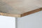 Gemakkelijk verplaatsbare meubels Home ESPRIT Wit Bruin Turkoois Kristal Ijzer Mangohout 157 x 52 x 90 cm