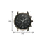 Fossil Neutra Chrono FS5699 - Polshorloge - Chronograaf - Grijs (44 mm)