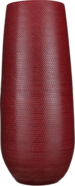 Mica Decorations Gabriel Vaas - H60 x Ø24 cm - Keramiek - Bordeaux