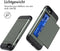iMoshion Hoesje Geschikt voor iPhone 7 / 8 / SE (2020) / SE (2022) Hoesje - Ruimte voor 2 pasjes - iMoshion Backcover met pasjeshouder - Donkergroen