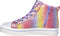 Skechers S Lights\Xae-Twi-Lites 2.0-Heart Sneakers - Glitter Lace Up High Top - Multi (Maat 29)
