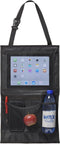 ProPlus Autostoel organizer - tablethouder - 3 opbergvakken - 50 x 30 cm - zwart