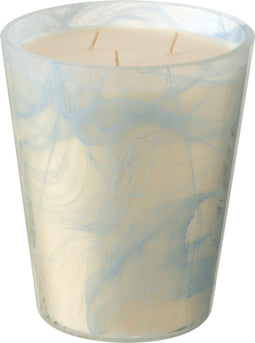 J-LINE GEURKAARS NOA LICHTBLAUW LARGE-95U - L16xB16xHoogte 18 cm