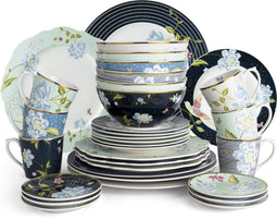 Laura Ashley Heritage Collectables Laura Ashley Set 36 Delig Servies Assorti