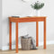 vidaXL - Wandtafel - 80x40x75 - cm - massief - grenenhout - wasbruin