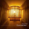 tectake® Wandlamp Lignea Lux - Muurlamp Boho Stijl - Jute - 40W - 12 x 23 x 25,5 cm - E14 - IP20