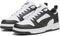 PUMA Rebound V6 LO JR - Unisex Sneakers - Retro-inspiratie - PUMA White-PUMA Black
