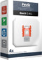 SQOON® - Stofzuigerzak geschikt voor Bosch BBZ16GALL / BBZ41FGALL Series - Rode aansluiting - 4 stuks