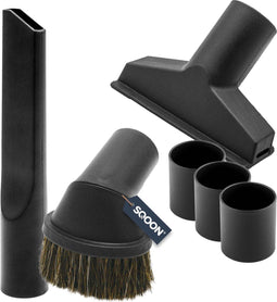 SQOON® - Universeel stofzuiger accessoireset - 32 & 35mm - O.a. geschikt voor AEG-Bosch-Siemens-Miele-Zanussi-Inventum-Sauber en meer