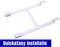 Ecosun Fenix - Infrarood paneel - 400 Watt - IP44 - Wit - 320 x 1500 mm