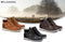 High leather sneakers Men Torino- Dark Brown - Maat 42