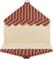 Nobodinoz Majestic House - Opvouwbare eco vloermat - Huismatras - Speelmatras - Marsala Taupe Stripes
