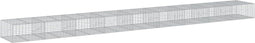 vidaXL - Schanskorf - 900x100x50 - cm - gegalvaniseerd - ijzer - zilverkleurig