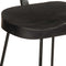 vidaXL - Barkrukken - 2 - st - 49x43x103 - cm - massief - mangohout - zwart