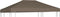 vidaXL - Prieeldak - 310 - g/m² - 3x4 - m - taupe