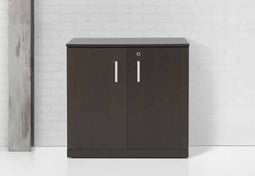 Modulaire draaideurkast hout laag chief 85x90cm donker eiken
