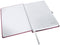 Leitz Style Notitieboek A5 Gelijnd - met Harde Kaft - 100 Grams Papier - Granaat Rood
