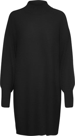 VERO MODA VMLEFILE - Dames Jurk - Hoge hals met ballonmouwen - Maat XS
