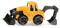 Siku Graaflaadmachine metaal/kunststof geel/zwart beweegbare onderdelen