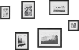 Beliani ZINIARE - Fotolijst - Zwart - MDF