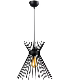 Squid Lighting Izmir Pendantlamp - Black - 34 x 34 x 131 cm
