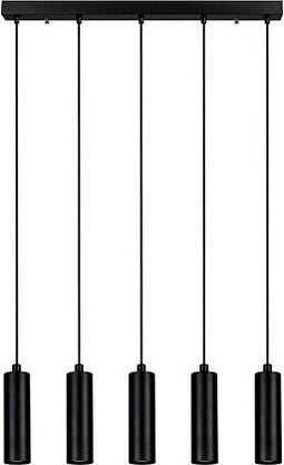 Squid Lighting Tube Row Hanglamp - zwart