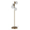 Squid Lighting - Vloerlamp - 4 Lichtpunten - 32 x 32 x 130 cm - Goud
