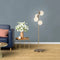 Squid Lighting - Vloerlamp - 4 Lichtpunten - 32 x 32 x 130 cm - Goud