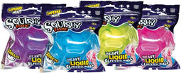 Squishy Tastic Super Zware Glitterbal, 12cm