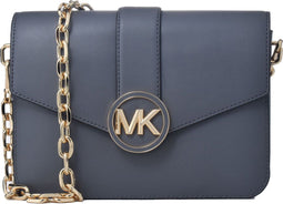 Handtas Dames Michael Kors 35S2GNML2L-HEATHER-GREY Grijs 23 x 5 x 17 cm