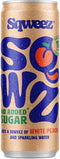 SQWEEZ (SQWZ) frisdrank White Peach BIO, blikje van 25 cl, pak van 12 stuks